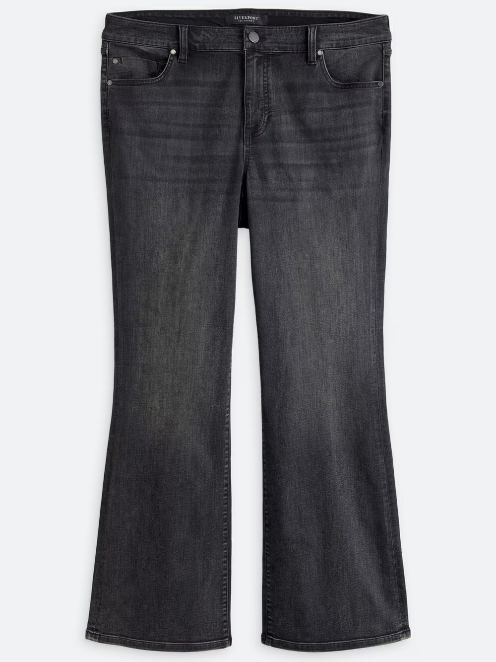 Liverpool Women's Charcoal Flare Jeans